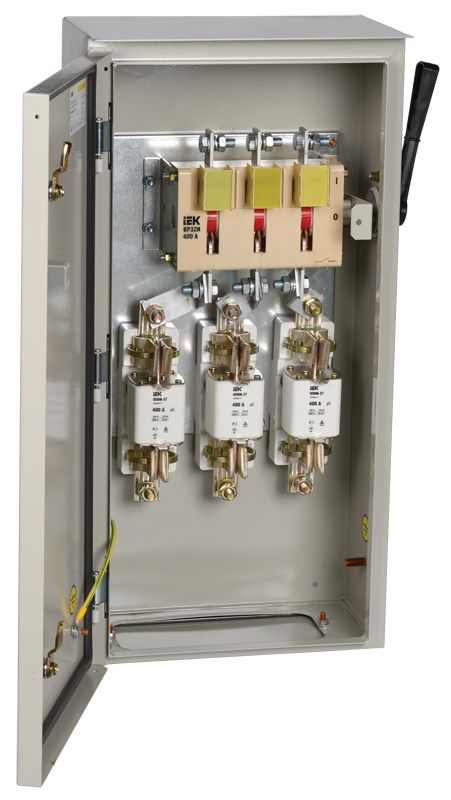 Ящик с рубильником IEK ЯРП-400А, 400 А, 380 В, IP54, навесной