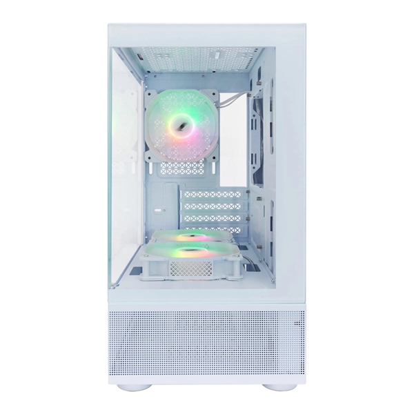 Корпус 1STPLAYER MIKU Mi2-A ARGB White, mATX, 3×120 мм ARGB, без БП