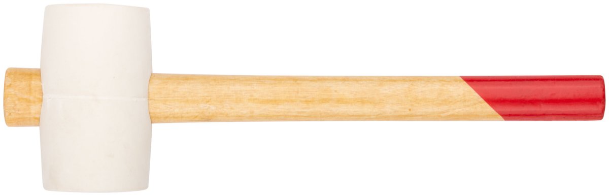 Киянка FIT 45332, резиновая, деревянная ручка, 50 мм, 340 г