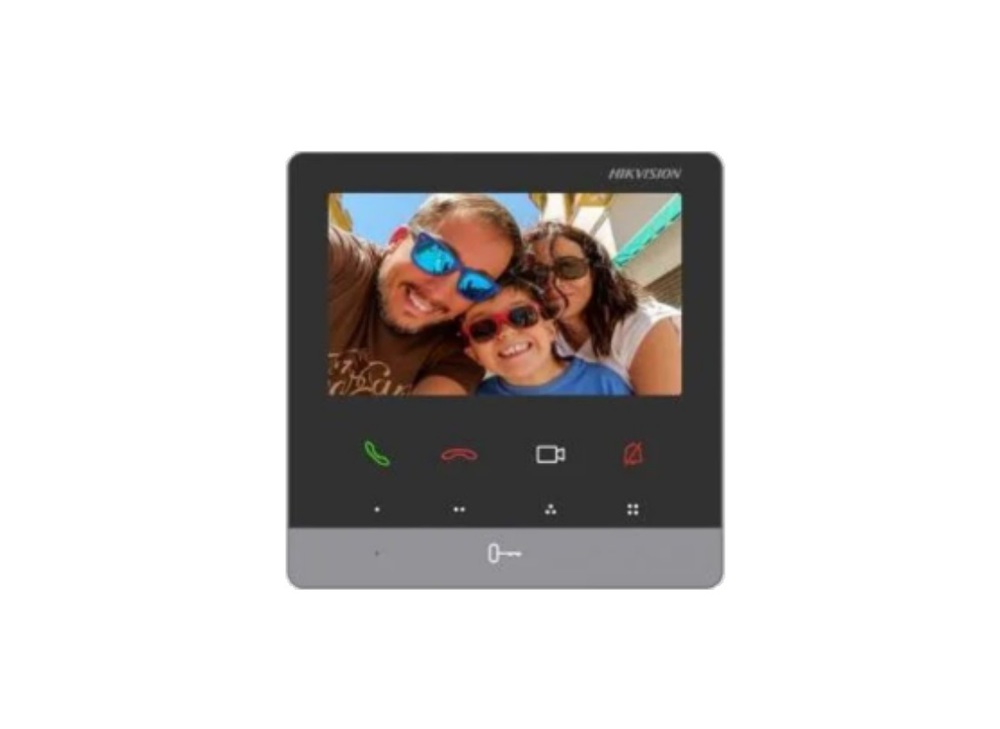 Видеодомофон Hikvision DS-KH6100-E1, 4.3" TFT, черный