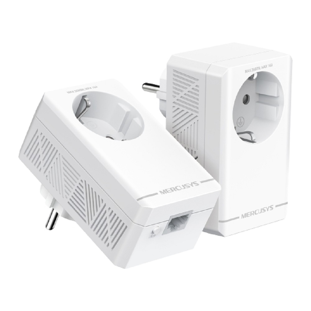 Повреждение упаковки Mercusys MP500P KIT AV1000 Комплект гигабитных Powerline-адаптеров со встроенной розеткой