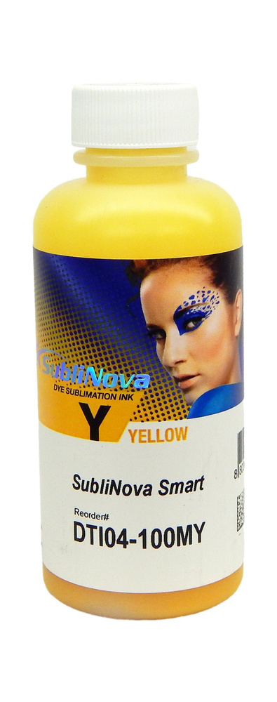 Чернила InkTec DTI04-100MY, yellow, Piezo, 100 мл, сублимационные