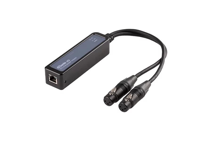 Конвертер Intrend ITDAN-XT2, аналог — Dante, 2 канала, XLR, PoE