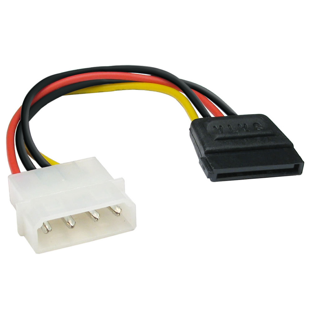 Переходник питания ExeGate EX-CC-SATA-PS, Molex 4-pin — SATA, 0.15 м