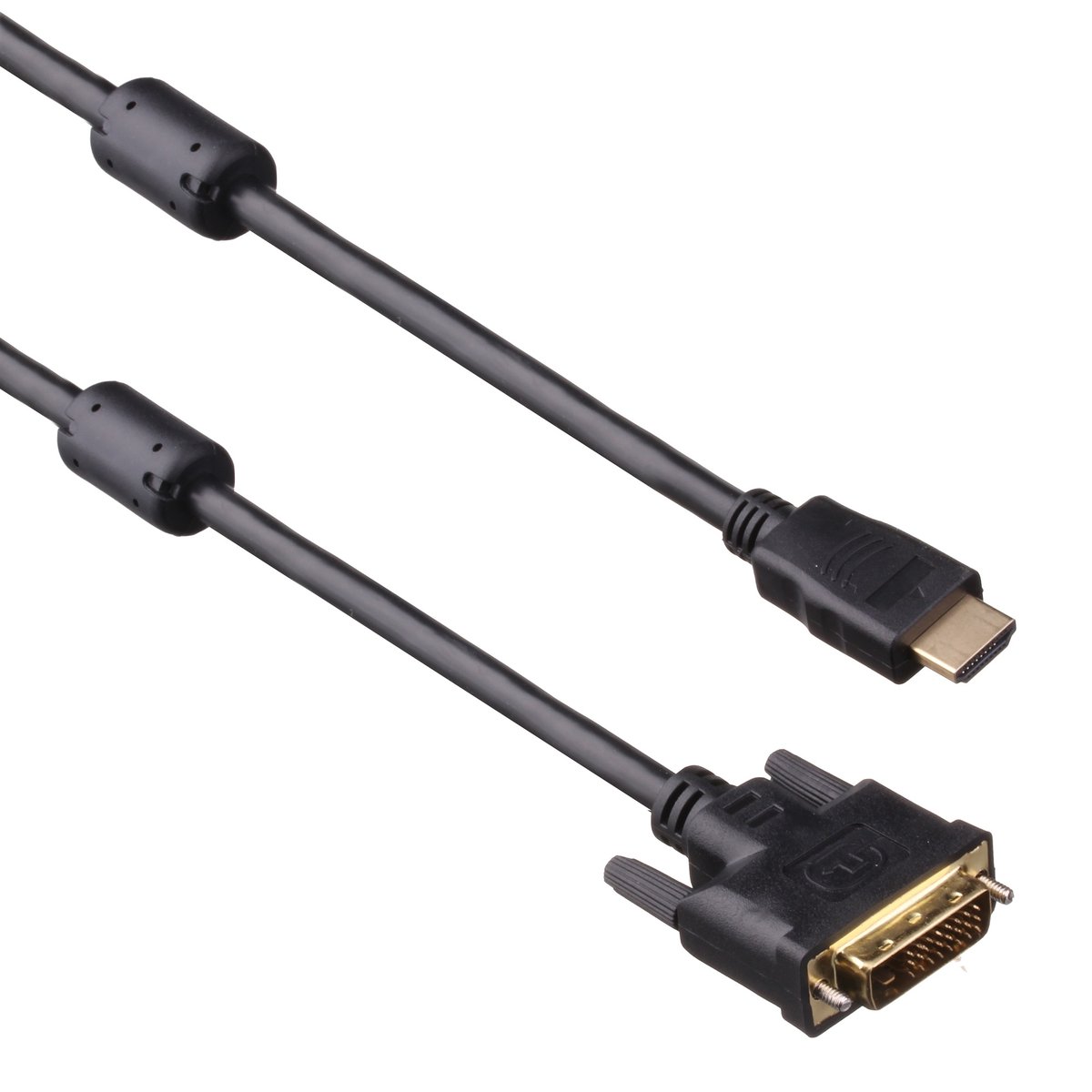 Кабель HDMI-DVI ExeGate EX191101RUS, 1.8м, Dual Link