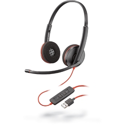 Гарнитура Plantronics Blackwire C3220, USB-A, с регулятором громкости
