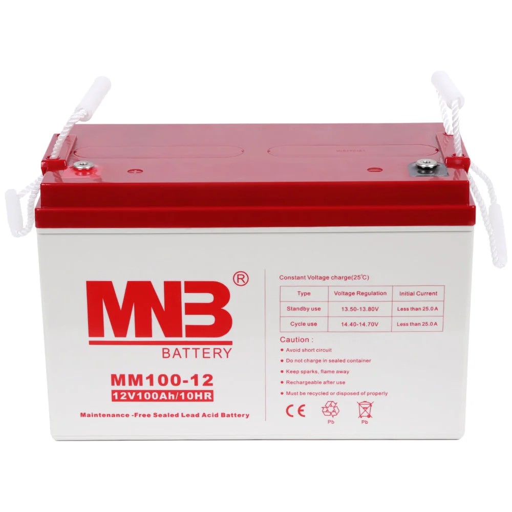 Аккумулятор MNB MM 100-12, 12 В, 100 А·ч, клемма M6