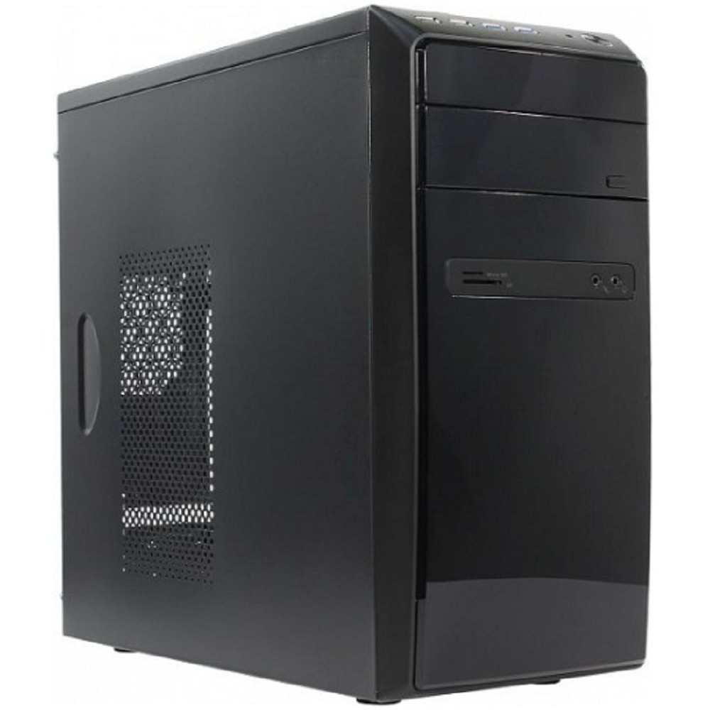 Корпус POWERMAN ES725 Black, MiniTower, MicroATX, USB 3.0×2