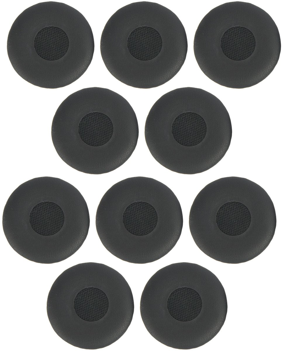 Амбушюры Jabra 14101-46 для гарнитур Evolve 20-65, Leatherette L, 10 шт.