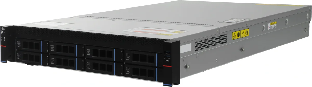 Сервер IRU 2195670, 2×Xeon 5318Y, 2×32ГБ, 2×480ГБ SSD, 2×1300Вт