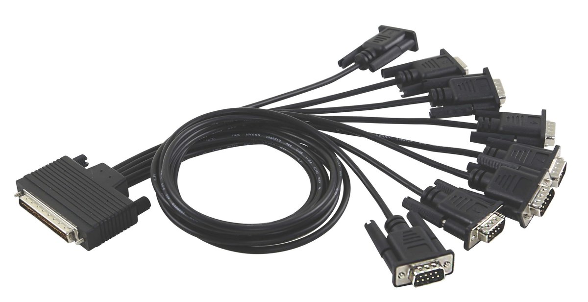 Кабель Neousys Cbl-S68M-8DB9M-50CM, S68M — DB9M, 50 см