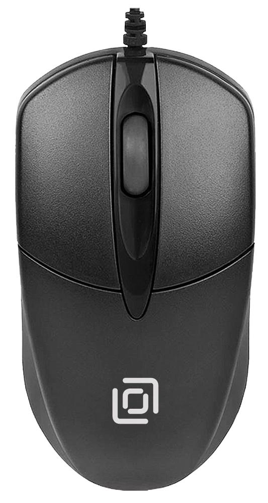 Мышь OKLICK 275M, проводная, оптическая, 1000 DPI, USB, 3 кнопки, чёрная