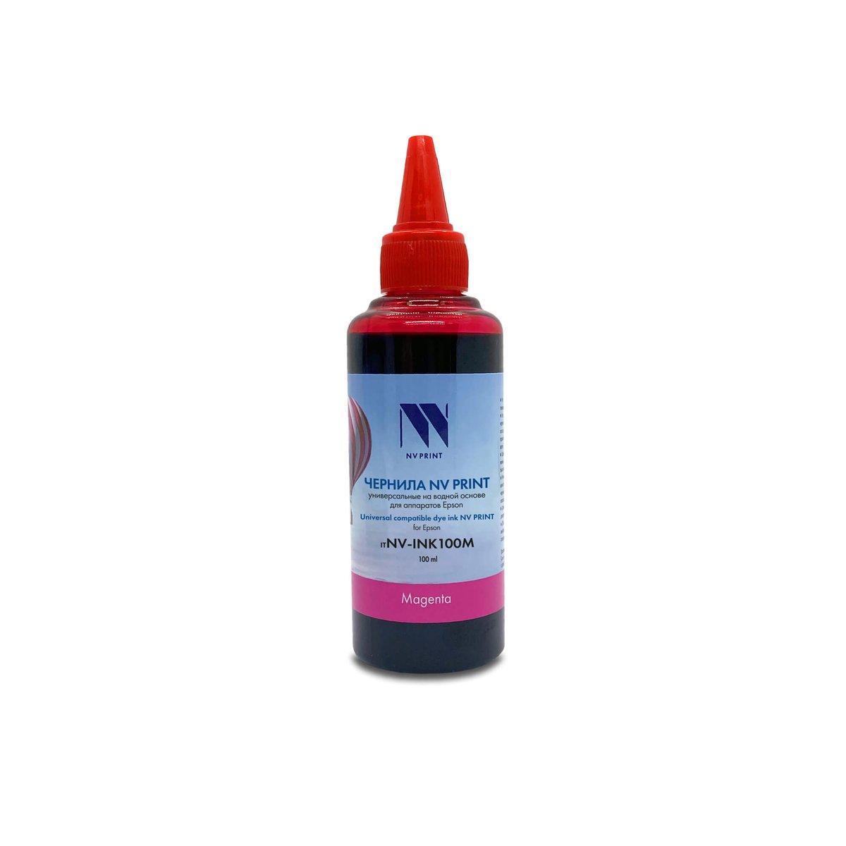 Чернила NV Print NV-INK100M, Magenta, водорастворимые, 100 мл