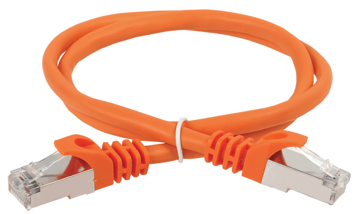 Патч-корд ITK PC07-C5EF-7M, кат.5E, FTP, 7м, оранжевый