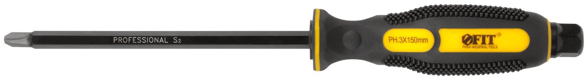 Отвертка ударная FIT 55628, S2, PH3, 8×150 мм