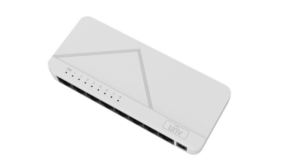 Коммутатор Uniview NSW1010-8T-IN, 8×100Mbps, 1.6 Gbps
