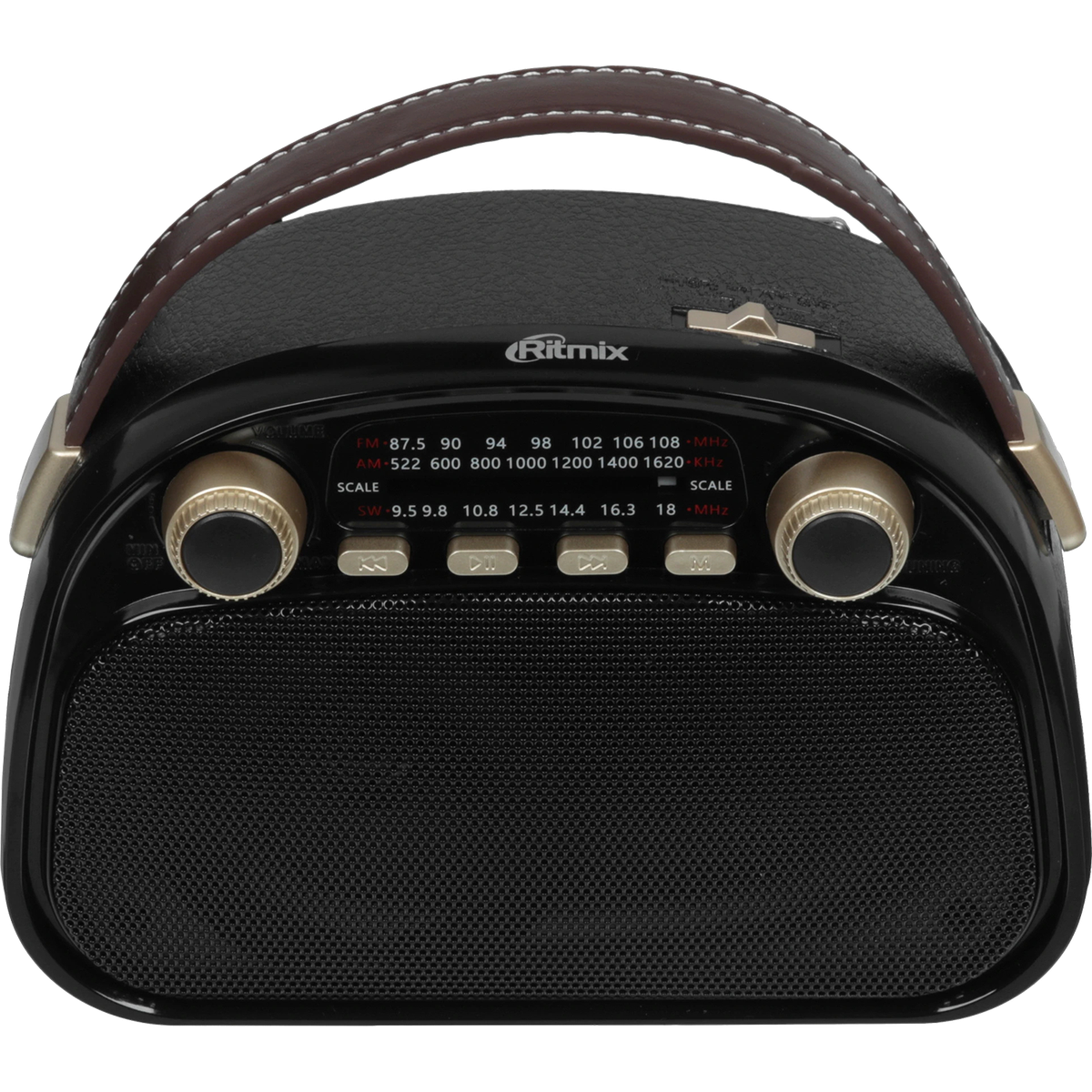 Радиоприёмник Ritmix RPR-040, FM/AM/SW, Bluetooth, MP3, USB/micro SD, чёрный