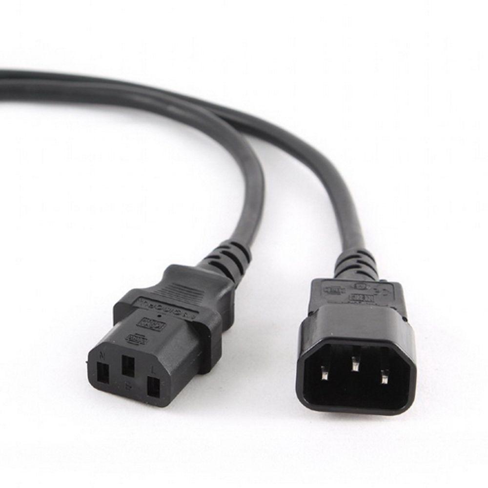 Кабель питания Cablexpert PC-189-1-3M, C13–C14, 3 м, 3×1 мм², с заземлением