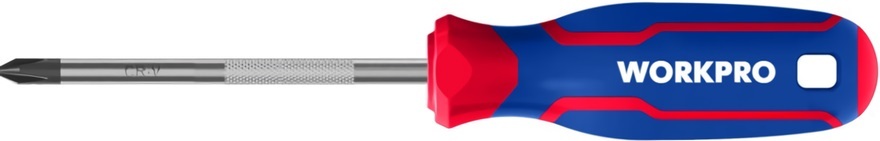 Отвертка WorkPro WP221036, PZ1×100мм, магнитный наконечник