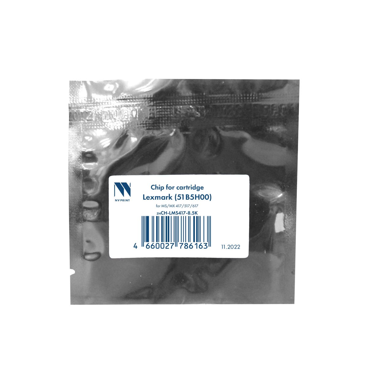 Чип NV Print NV-CH-LMS417 для Lexmark 51B5H00, ресурс 8500 стр.