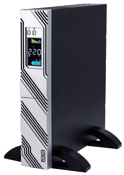 ИБП Powercom Smart-UPS SMART RT (SRT-2000A LCD-NC2), 2000 ВА/1800 Вт, Rack/Tower