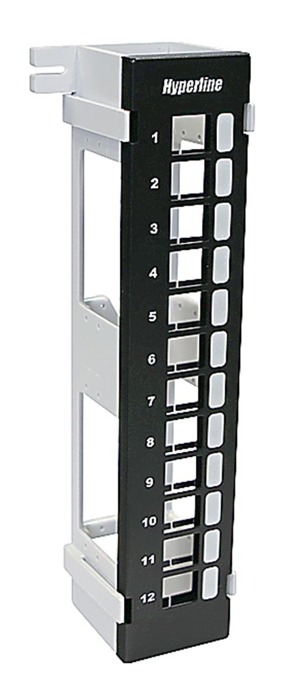 Патч-панель Hyperline PPWBL-12, настенная, 12 портов Keystone Jack