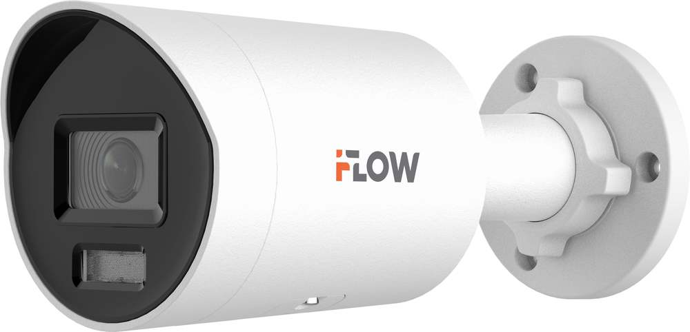 IP-камера IFLOW F-IC-2186CM(4mm), 8Мп, уличная, ИК до 40м, 4мм