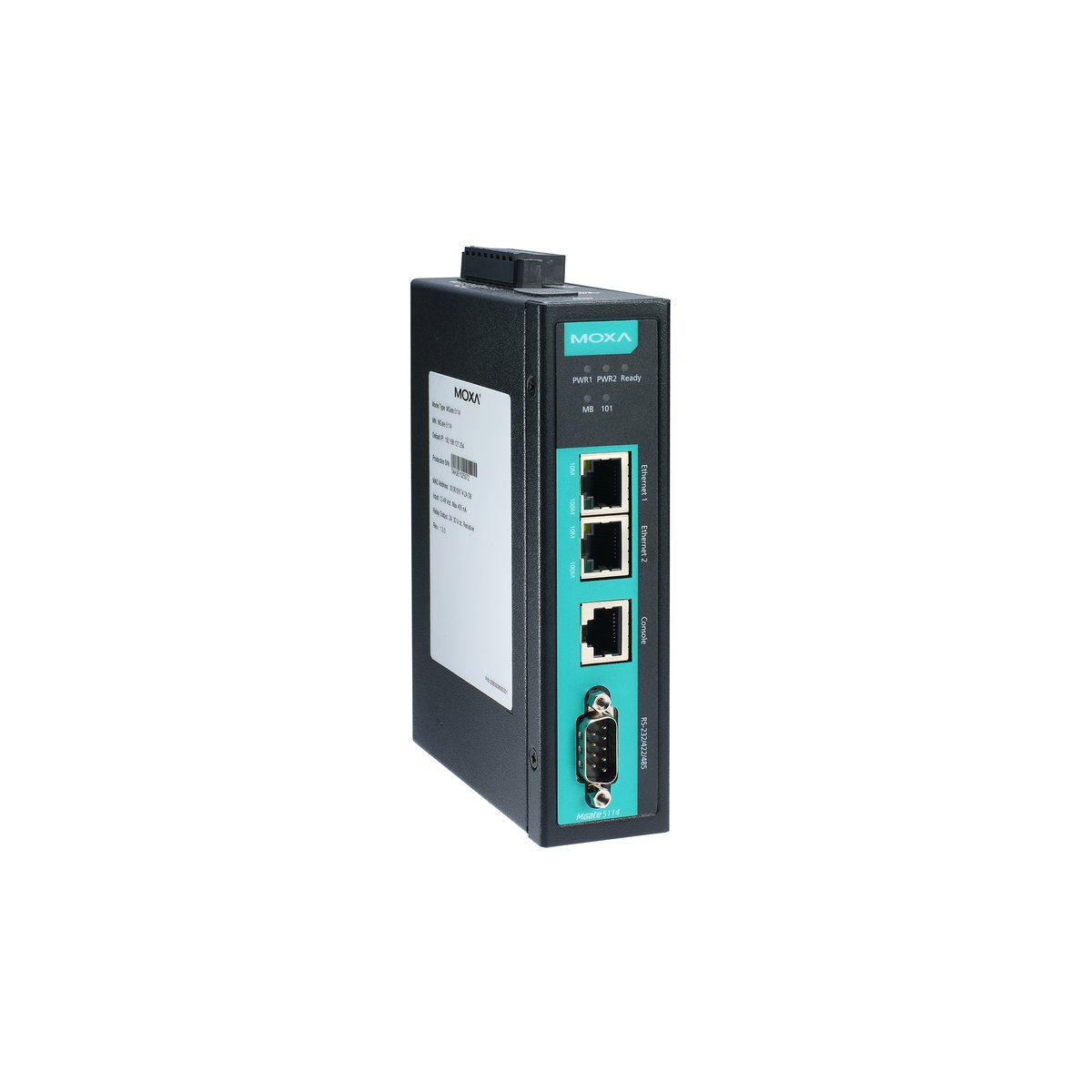 Преобразователь протоколов MOXA MGate 5114, Modbus/МЭК101 в МЭК104, 2×Ethernet