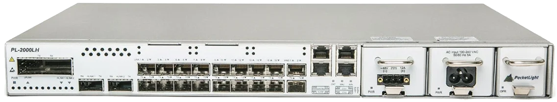 Мукспондер Packetlight PL-2000M-L, 200G, 600 км, 1RU