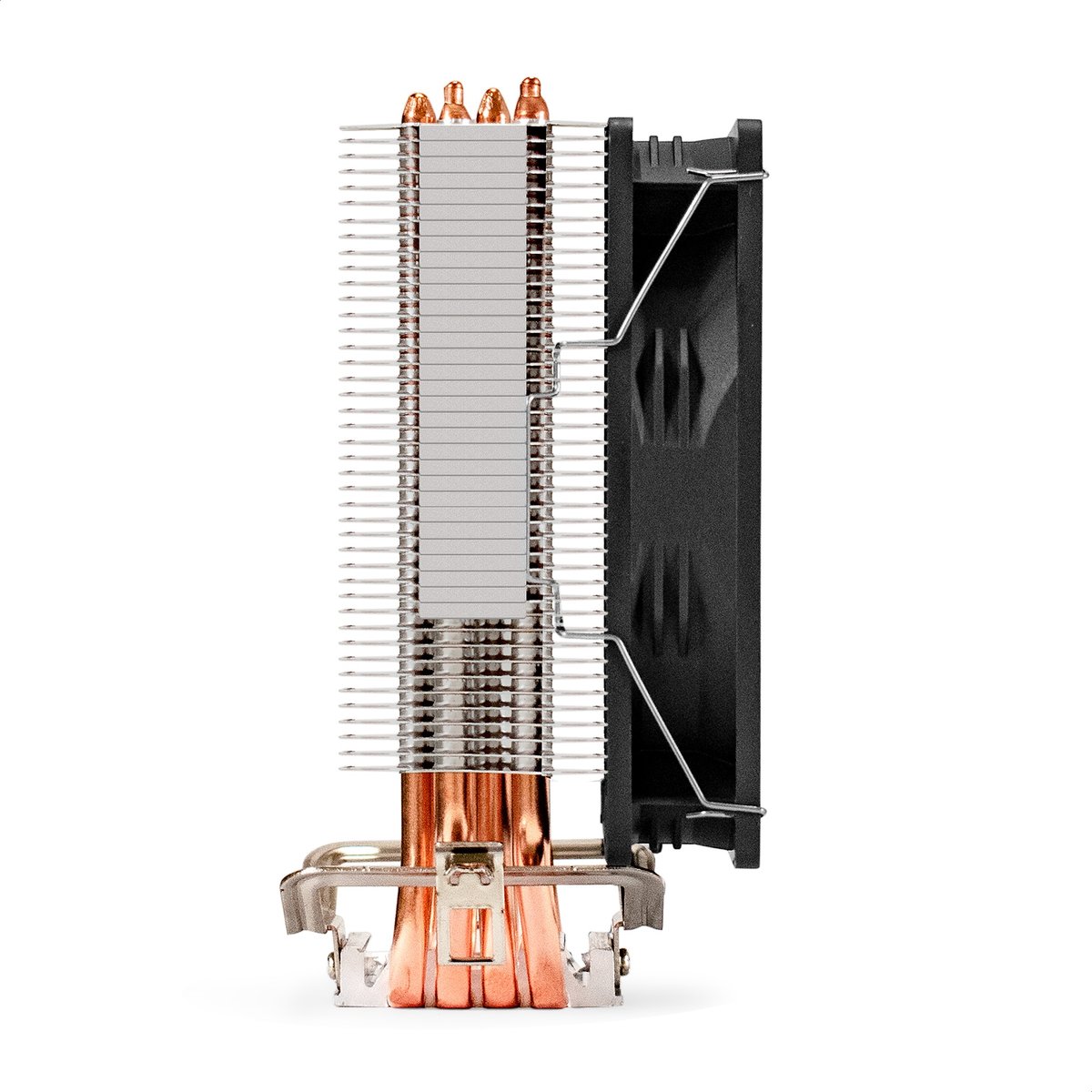 Кулер ExeGate Wizard EXX400V2-PWM.FRGB, 120 мм, 4 теплотрубки, 140 Вт