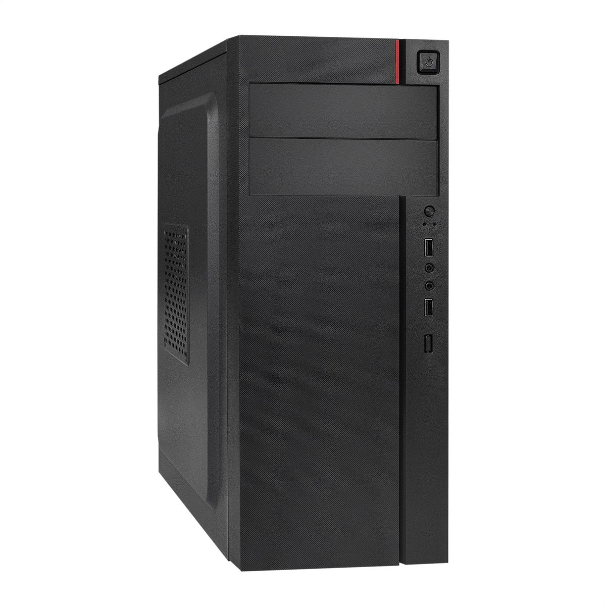 Корпус ExeGate AA-440-AA500, Miditower ATX, БП 500 Вт, черный