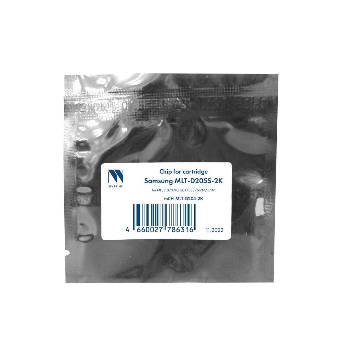 Чип NV Print NV-CH-D205S для Samsung MLT-D205S, черный, 2000 страниц