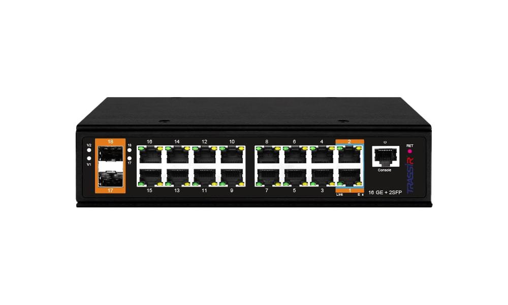 Коммутатор Trassir TR-NS25182S-600-16POE