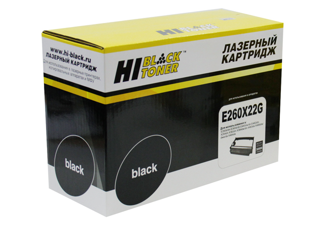 Драм-юнит Hi-Black E260X22G, для Lexmark E260/E360, 30K