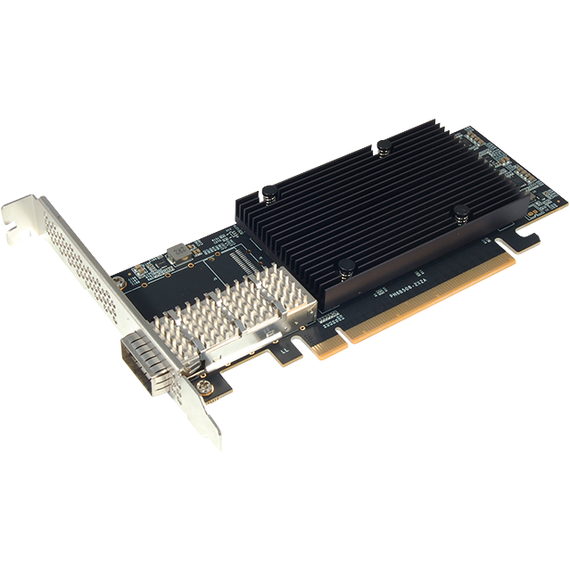 Сетевая карта/ N-1210 Broadcom PCIe 1-Port 200G QSFP56 Network Adapter, BCM57508, 1x 200/100/50/40/25/10GbE QSFP56 Port, PCIe 4.0 x16
