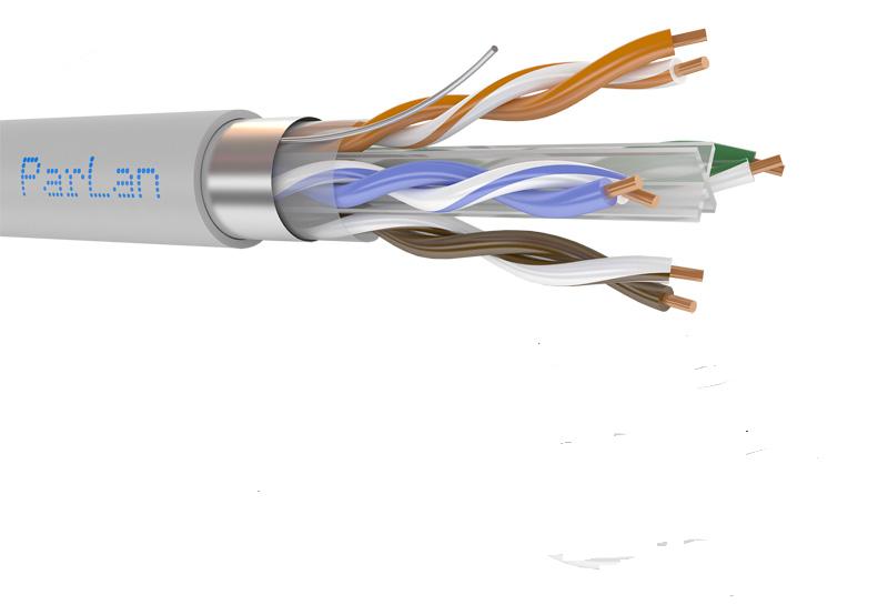 Кабель Паритет 100013, ParLan F/UTP Cat5e, 4×2×0.52, PVC