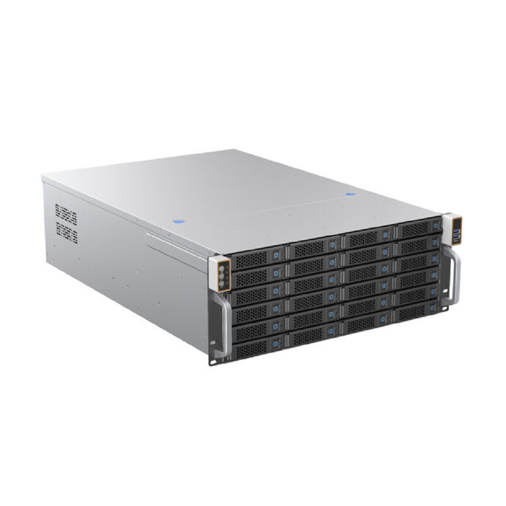 Корпус Procase BS424-SAS12-B-0, 4U Rack, 24 SATA III/SAS 12Gbit hotswap, EATX, без БП