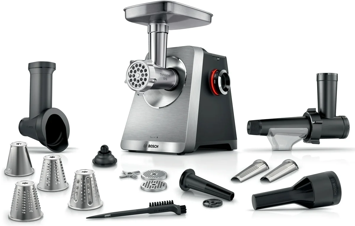 Мясорубка Bosch MFWS860M, черная