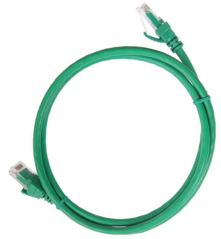 Патч-корд ITK PC02-C5EU-5M, Cat.5e U/UTP, 4 пары, 5 м, зеленый