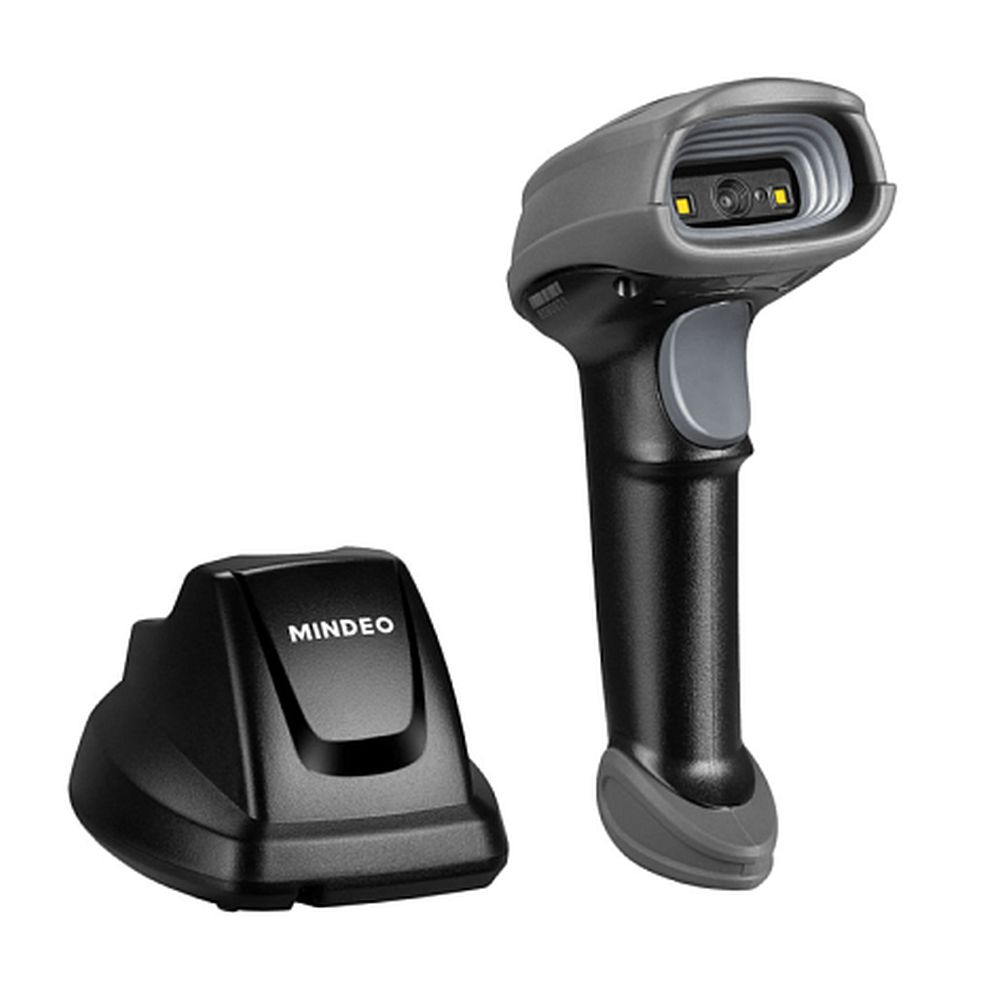 Сканер штрих-кода MINDEO CS2292-HD(BT), 2D имидж-сенсор, Bluetooth, IP52, серый