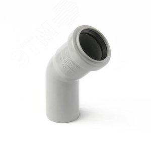 Отвод PRO AQUA 100515, 50 мм, 15°, полипропилен, раструбный