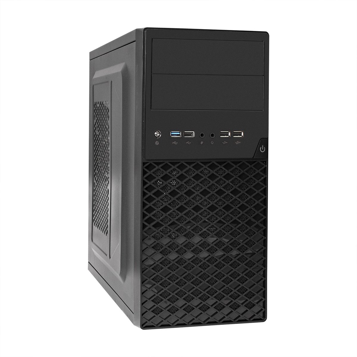 Корпус ExeGate 299286, Minitower, BA-203U-UNS450, mATX, БП UNS450