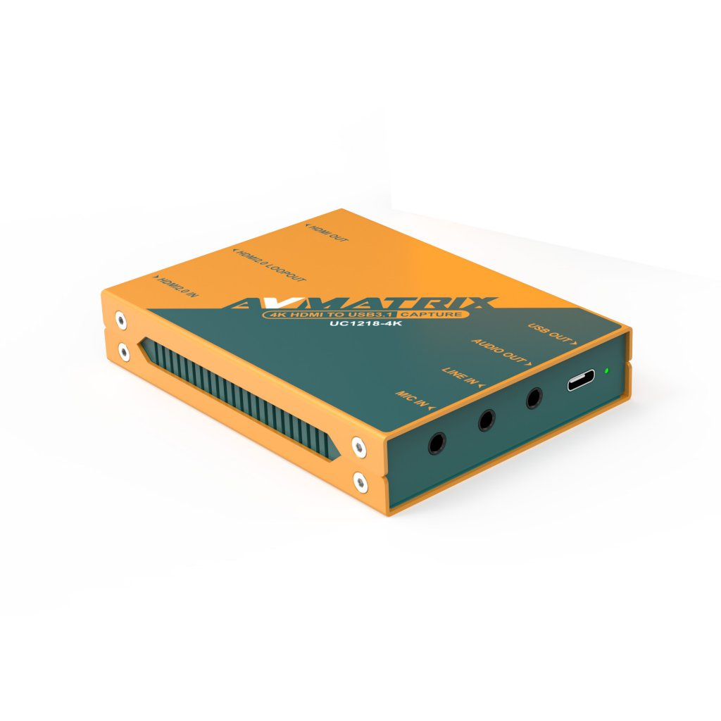 Устройство видеозахвата AVMatrix UC1218-4K, HDMI в USB 3.1, 4K60