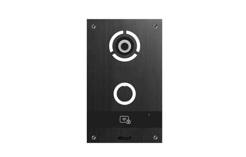 Вызывная панель BAS-IP AV-08FBL BLACK, IP, 2МП, распознавание лиц