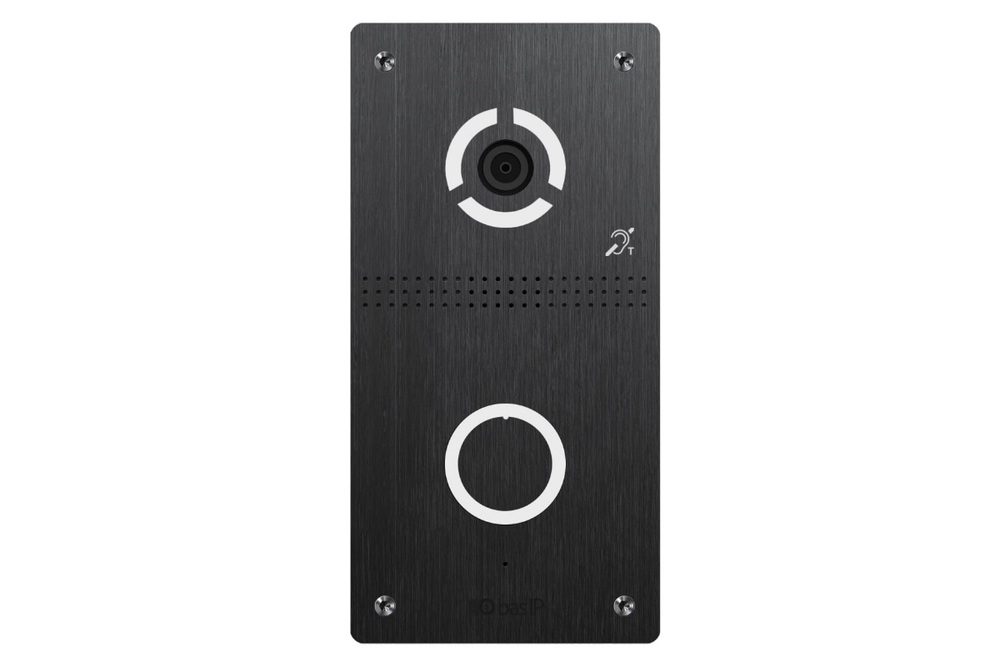 Вызывная панель BAS-IP AV-04FDI BLACK, IP, 2Мп, IP65, чёрная