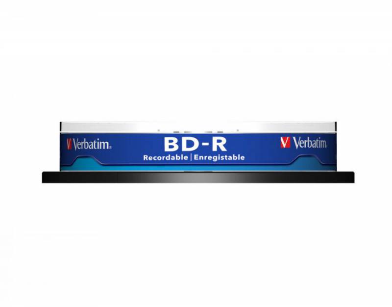 Диск BD-R Verbatim 43742, 25 ГБ, 6x, шпиндель 10 шт