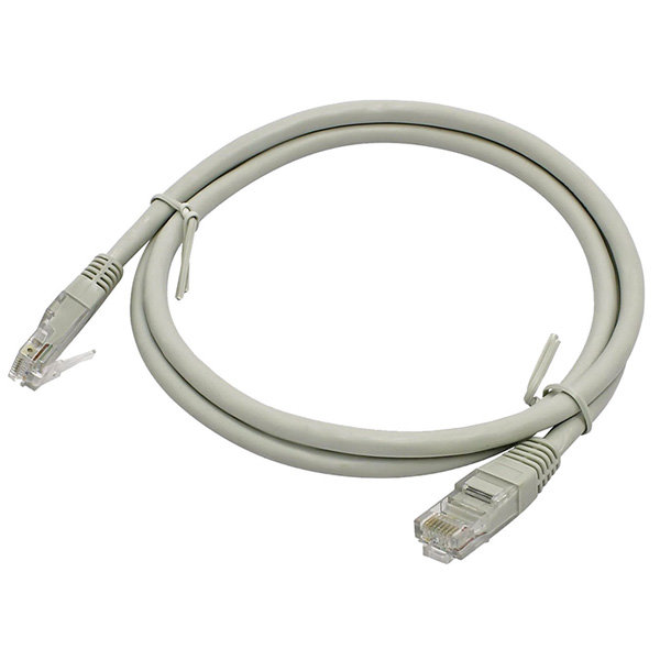 Патч-корд Datarex DR-180015, кат.5e, U/UTP, RJ45, 5м, серый