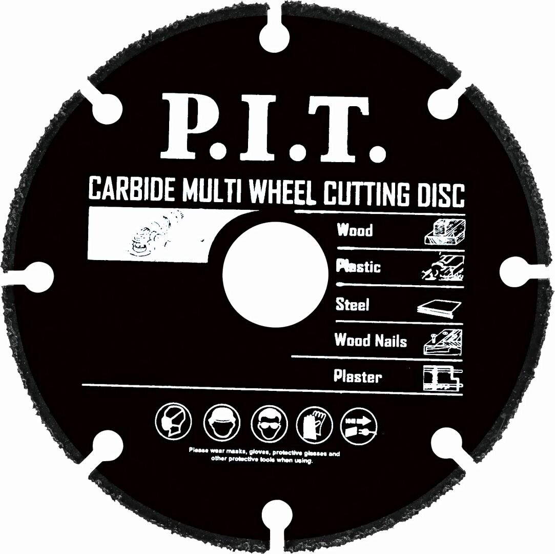 Диск отрезной P.I.T. ACTW07-0125, 125×22.2×1.2 мм