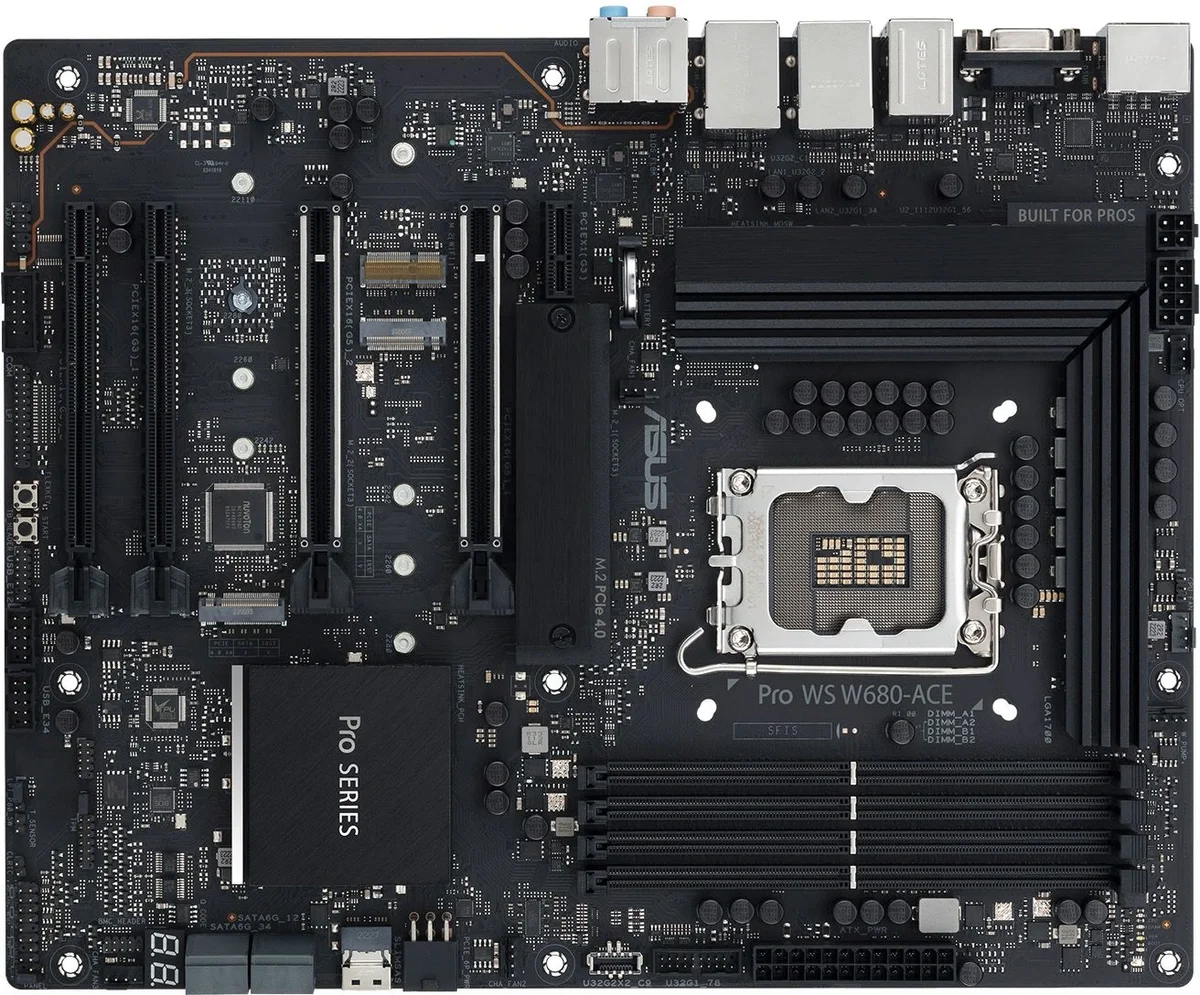 Материнская плата ASUS PRO WS W680-ACE, Socket 1700, ATX, 4×DDR5