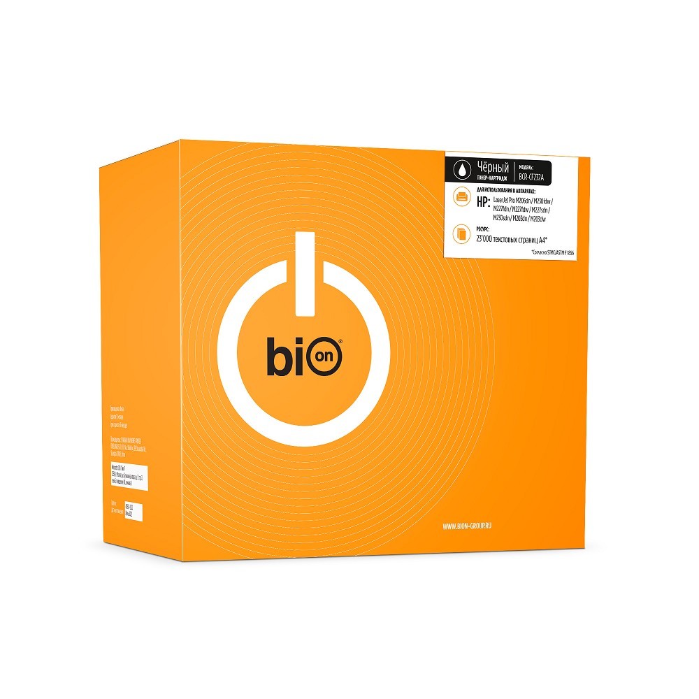 Повреждение упаковки Bion  BCR-CF232A  Драм-картридж(блок фотобарабана) для HP  LaserJet Pro M203/M227/M230 (23000  стр.), с чипом